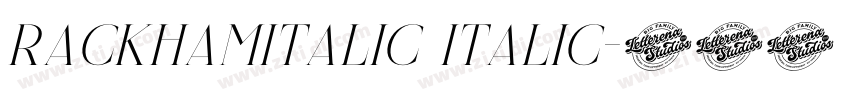 RackhamItalic Italic字体转换